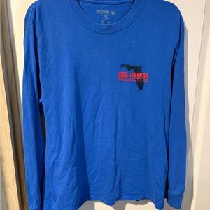 Reel Legends Vibrant Blue Long Sleeve Tee